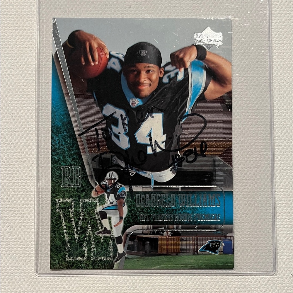2006 Upper Deck Rookie Premiere DeAngelo Williams Autographed Card #26